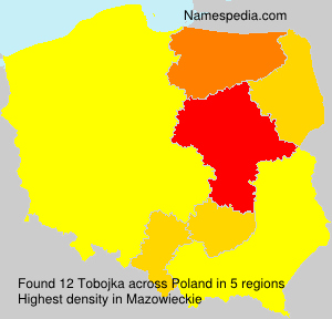 Surname Tobojka in Poland Surname Tobojka in Poland