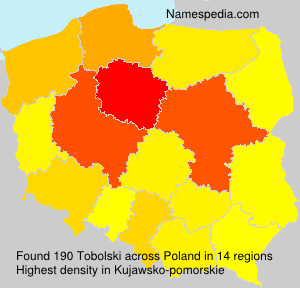 Surname Tobolski in Poland Surname Tobolski in Poland