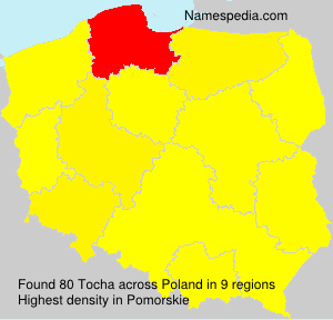 Surname Tocha in Poland Surname Tocha in Poland