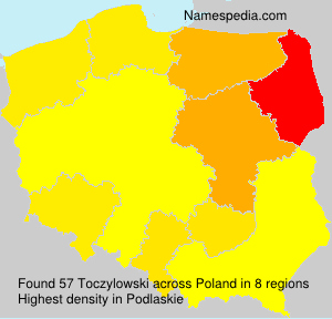 Surname Toczylowski in Poland Surname Toczylowski in Poland