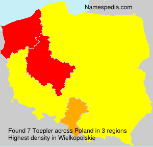 Surname Toepler in Poland Surname Toepler in Poland
