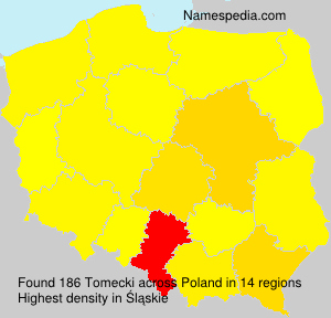 Surname Tomecki in Poland Surname Tomecki in Poland