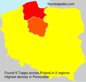 Surname Toppa in Poland Surname Toppa in Poland