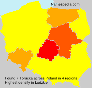 Surname Torucka in Poland Surname Torucka in Poland