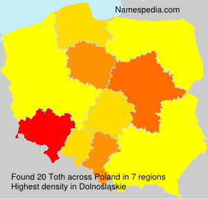 Surname Toth in Poland Surname Toth in Poland