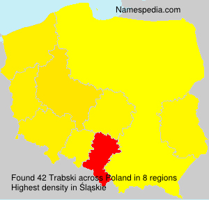 Surname Trabski in Poland Surname Trabski in Poland