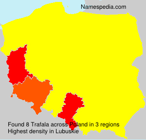 Surname Trafala in Poland Surname Trafala in Poland
