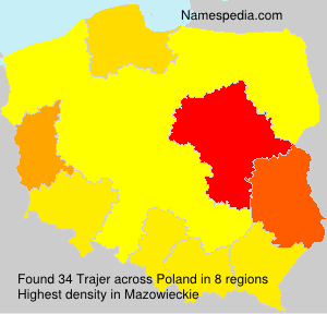Surname Trajer in Poland Surname Trajer in Poland