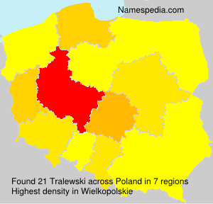 Surname Tralewski in Poland Surname Tralewski in Poland