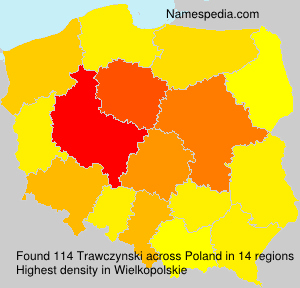 Surname Trawczynski in Poland Surname Trawczynski in Poland