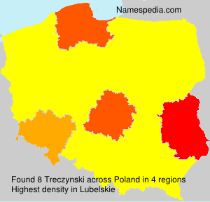 Surname Treczynski in Poland Surname Treczynski in Poland