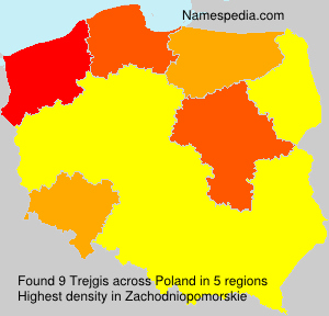 Surname Trejgis in Poland Surname Trejgis in Poland