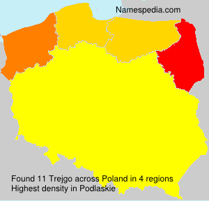 Surname Trejgo in Poland Surname Trejgo in Poland
