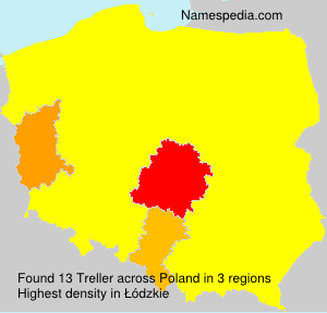 Surname Treller in Poland Surname Treller in Poland