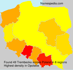 Surname Trembecka in Poland Surname Trembecka in Poland