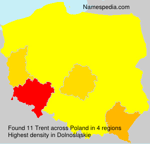 Surname Trent in Poland Surname Trent in Poland