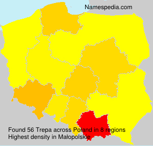 Surname Trepa in Poland Surname Trepa in Poland