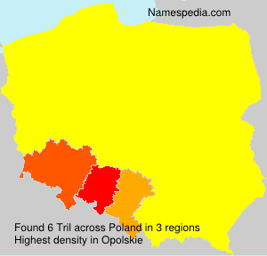 Surname Tril in Poland Surname Tril in Poland