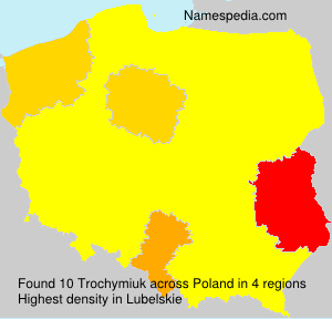 Surname Trochymiuk in Poland Surname Trochymiuk in Poland