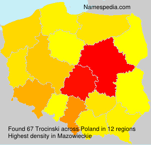 Surname Trocinski in Poland Surname Trocinski in Poland