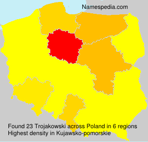 Surname Trojakowski in Poland Surname Trojakowski in Poland