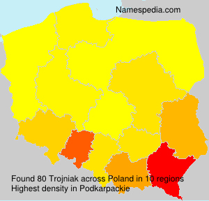Surname Trojniak in Poland Surname Trojniak in Poland