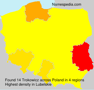 Surname Trokowicz in Poland Surname Trokowicz in Poland