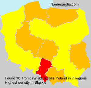 Surname Tromczynska in Poland Surname Tromczynska in Poland