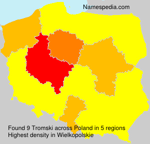 Surname Tromski in Poland Surname Tromski in Poland