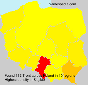 Surname Tront in Poland Surname Tront in Poland