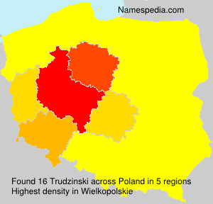 Surname Trudzinski in Poland Surname Trudzinski in Poland