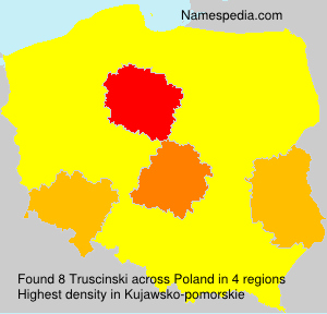 Surname Truscinski in Poland Surname Truscinski in Poland