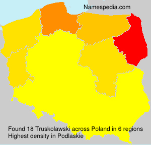 Surname Truskolawski in Poland Surname Truskolawski in Poland