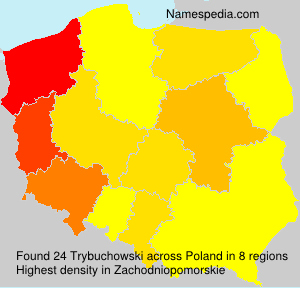 Surname Trybuchowski in Poland Surname Trybuchowski in Poland