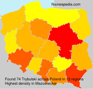 Surname Trybulski in Poland Surname Trybulski in Poland