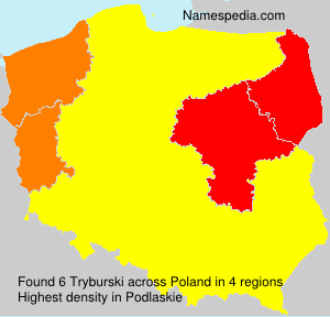 Surname Tryburski in Poland Surname Tryburski in Poland