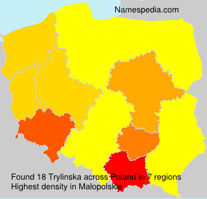 Surname Trylinska in Poland Surname Trylinska in Poland