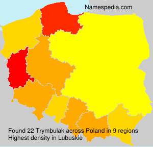 Surname Trymbulak in Poland Surname Trymbulak in Poland