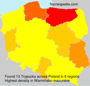 Surname Trypucka in Poland Surname Trypucka in Poland