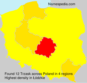 Surname Trzask in Poland Surname Trzask in Poland