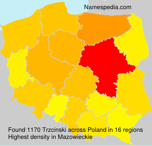 Surname Trzcinski in Poland Surname Trzcinski in Poland