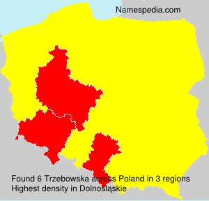 Surname Trzebowska in Poland Surname Trzebowska in Poland