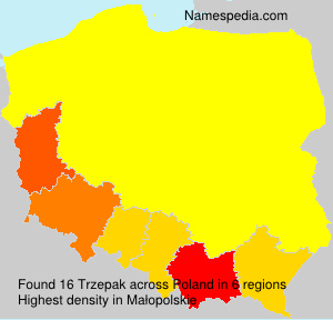 Surname Trzepak in Poland Surname Trzepak in Poland