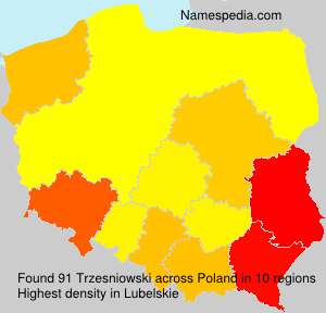 Surname Trzesniowski in Poland Surname Trzesniowski in Poland