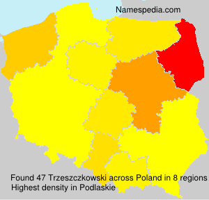Surname Trzeszczkowski in Poland Surname Trzeszczkowski in Poland