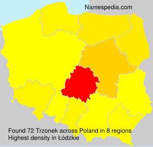 Surname Trzonek in Poland Surname Trzonek in Poland