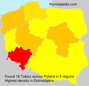 Surname Tubicz in Poland Surname Tubicz in Poland