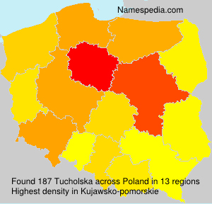 Surname Tucholska in Poland Surname Tucholska in Poland