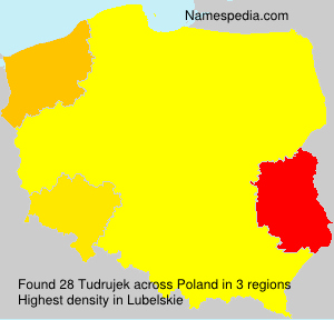 Surname Tudrujek in Poland Surname Tudrujek in Poland