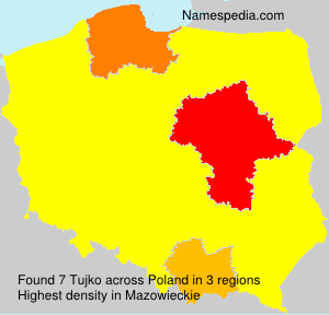 Surname Tujko in Poland Surname Tujko in Poland